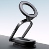 Coverado Black Magnetic Car Phone Holder, MagSafe Car Mount Folding&360° Rotation Magnet Phone Holder for Car, Fit iPhone 12+ - 3 of 4