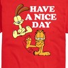 Men's - Garfield - Have A Nice Day Garfield and Odie Short Sleeve Graphic T-Shirt - image 2 of 3