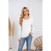 Coolmee Women's Fall Fashion Long Sleeve Shirts Dressy Casual Pleated Basic Trendy Tops Winter Clothes - 4 of 4