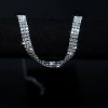 Silver Rhinestone Choker Necklace for Women, Sparkly Crystal Diamond Choker for Party Prom Wedding Jewelry Accessories - 3 of 4