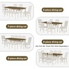 Whisen 9-Piece DIning Set with 8 Chairs and Leaf Design - 4 of 4