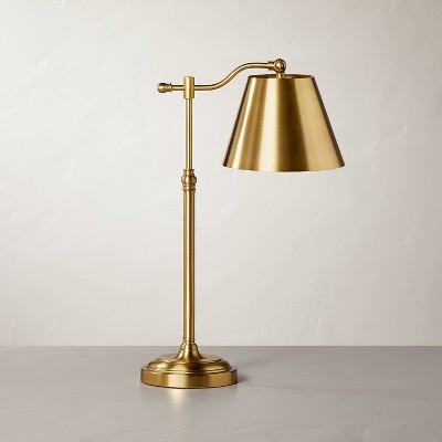 Accented Metal Task Lamp Brass (Includes LED Light Bulb) - Hearth &#38; Hand&#8482; with Magnolia