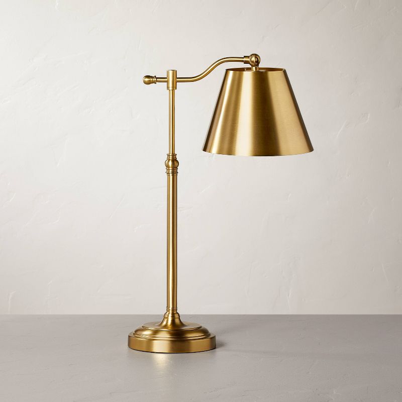 Accented Metal Table Lamp Brass (Includes LED Light Bulb) - Hearth &#38; Hand&#8482; with Magnolia, 1 of 12