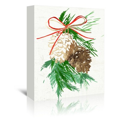 32" x 48" Simply Joyful by Pi Holiday Collection Wrapped Canvas Wall Art - Americanflat