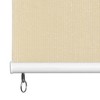 vidaXL Outdoor Roller Blind 63 in.x55.1 in. Cream - 4 of 4