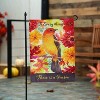 Evergreen Changing Seasons Bird Burlap Garden Flag 12 x 18 Inches Indoor Outdoor Decor - 3 of 4