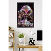 Trends International Ray Heere - Happy Peace Alien Framed Wall Poster Prints - 2 of 4