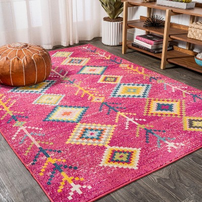 JONATHAN Y Love Geometric Area Rug