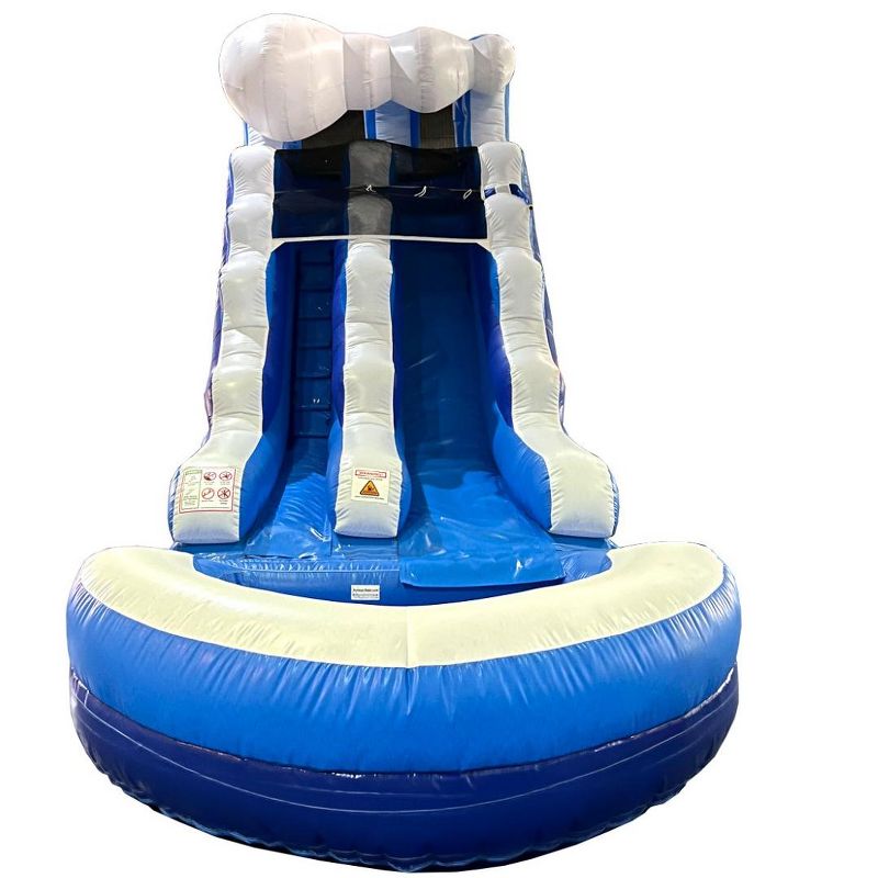 Pogo Bounce House Crossover Kids Inflatable Water Slide with Blower, 15 ft, 4 of 6