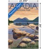 Trends International Lantern Press - Acadia National Park, Maine, Jordan Pond Unframed Wall Poster Prints - 3 of 4