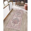 Unique Loom Nostalgia Ella Floral Washable Indoor Flatweave Woven Area Rug - 3 of 4