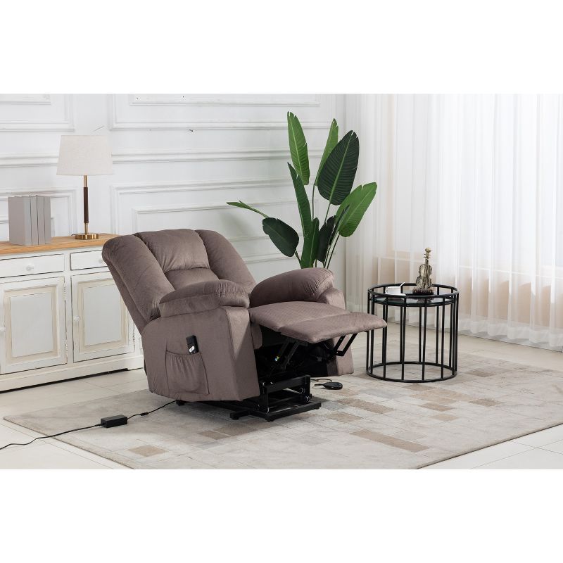 Electric Lift Elderly Recliner with Heavy Duty Safety Motion Tilt Mechanism - ModernLuxe, 5 of 13
