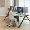 ELJGET Ergonomic Drafting Stool, Height-Adjustable Stool with Breathable Backrest & Smooth Casters for Artists, Designers & Home Offices - 2 of 4