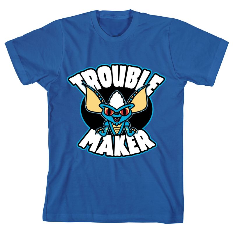 Gremlins Trouble Maker Spike Boy's Royal Blue Tshirt, 1 of 3
