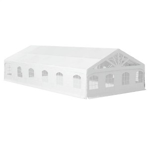 Resenkos Canopy, Outdoor Canopy Tent,Heavy Duty Party Tent, 19.5' x 39' Large Sun Shade Canopy Tent, White - 1 of 4