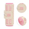 Unique Bargains Women's Heatless Voluminous Hair Roller 2.76"x1.06" Pink White 8pcs - 3 of 4