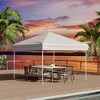 10'x10' Easy Pop Up Canopy Tent With 4 Detachable Window Sidewalls - Waterproof Outdoor Portable Canopy With Carry Bag & Guy Lines - 4 of 4