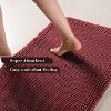 BAGOKIE Super Absorbent Bath Mat Waffle Bath Rug with Tassels - 3 of 4