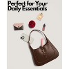 Shoulder Bag for Women Top Handle Structured Handbags - Adjustable Strap Vegan Leather - 4 of 4