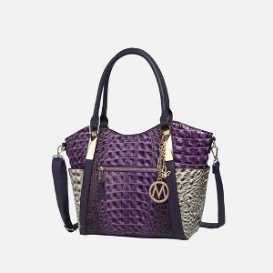 MKF Collection Janise Women's Croc Embossed Tote Bag by Mia K - 1 of 4