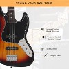 GLARRY 4 String GJazz Electric Bass Guitar Full Size Right Handed with Guitar Bag, Amp Cord and Beginner Kits - 4 of 4