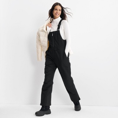 Lands' End Women's Expedition Waterproof Insulated Snow Bibs - Large - Black — фото 3