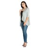 24seven Comfort Apparel Women's Elbow Length Sleeve Cardigan - 2 of 4