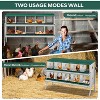 Coucheta Chicken Nesting Boxes - Available in Multiple Styles (Bracket Leg/Two-Tier/Wall Mount) & Compartments (6/8/10) for Easy Egg Collection. - 4 of 4