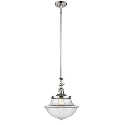 Oxford - 1 Light Mini Pendant In Traditional Style-15 Inches Tall and 11.75 Inches Wide