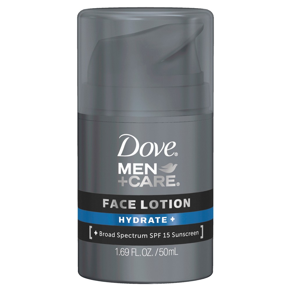 Photos - Cream / Lotion Dove Men+Care Hydrate + SPF 15 Sunscreen Face Lotion - 1.69oz - Trial Size