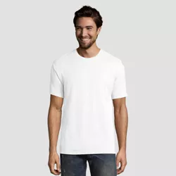 Hanes 1901 Men's Short Sleeve T-Shirt - White S