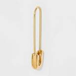 SUGARFIX by BaubleBar Gold Safety Pin Threader Earrings - Gold