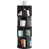 Aoxun Rotating Bookcase for Bedroom, Living Room, Study Room, 4 Tier - 3 of 4
