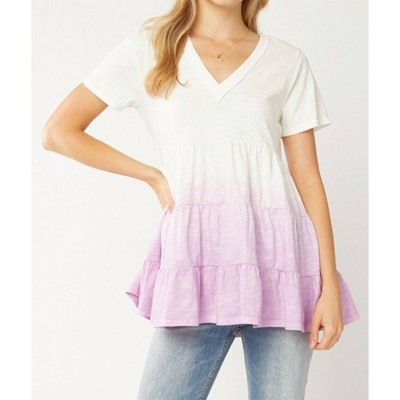 Women's Ombre Tiered Top - entro