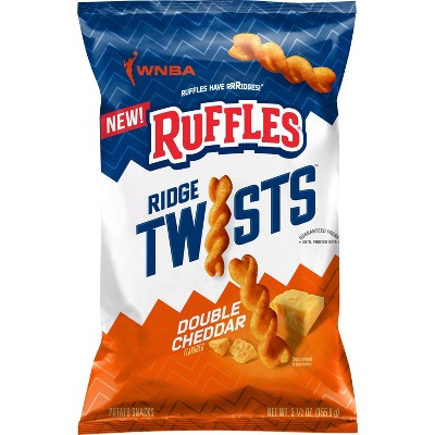 RUFFLES Ridge Twists Double Cheddar - 5.5oz