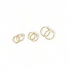 Gold Earrings , Popular Styles for 2025 Year Daily Temperament, Hypoallergenic Women's Earrings - 3 of 4