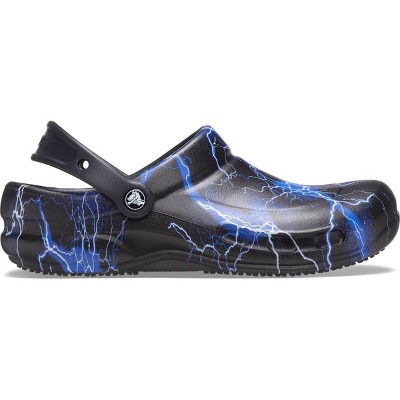 black/lightning bolts