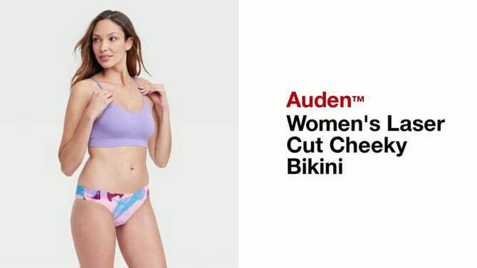 Women's Laser Cut Cheeky Bikini - Auden™, 2 of 6, play video