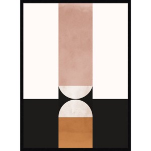 30" x 41" Venice II by Alex Ginzburg Framed Wall Art Print Black - Amanti Art: Modern Abstract Geometric, Wire Mounted - 1 of 4