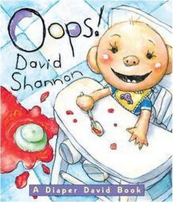 OOPS! - (Diaper David) by  David Shannon (Board Book)