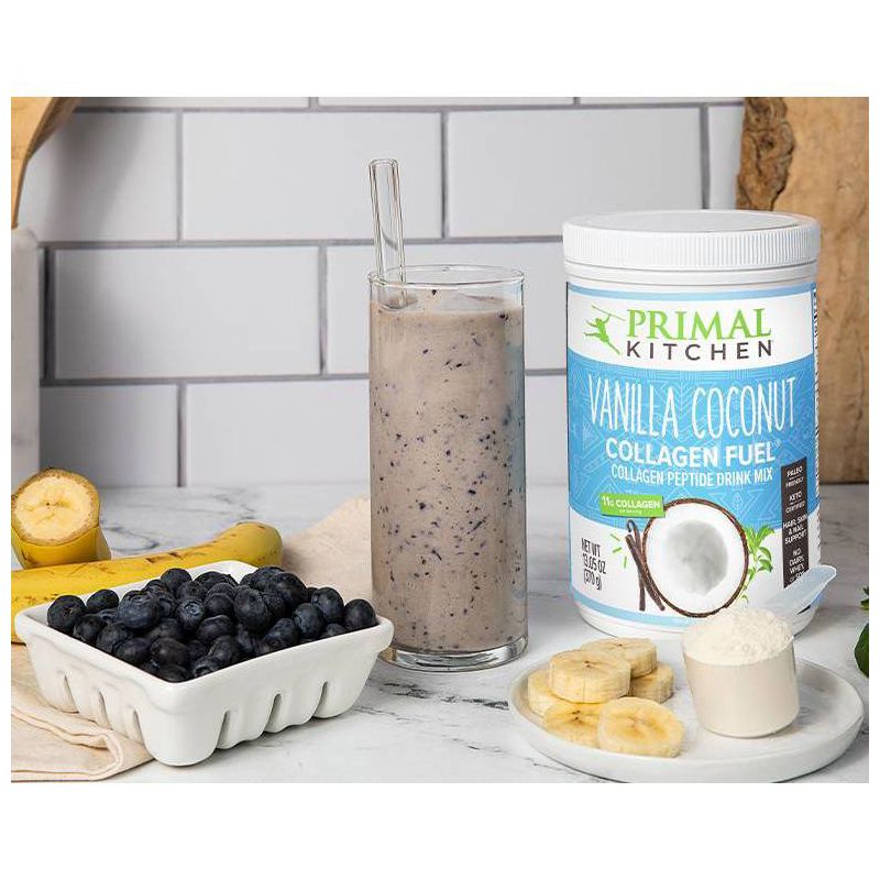 Primal Kitchen Collagen Fuel Supplement Powder - Vanilla Coconut - 13.05oz, 4 of 16