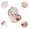 Unique Bargains Travel Size Small Portable Seashell-Shaped PU Leather Jewelry Box for Women and Girls - 3 of 4