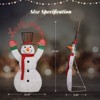 Karl Home Pre-lit 2D Snowman with 90 LED Warm White Lights - 2 of 4
