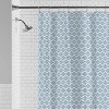LunaLulinlk 30% Recycled PEVA Shower Curtain with Hooks - 2 of 4