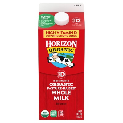 Horizon Organic Whole High Vitamin D Milk - 0.5gal, 2 of 12
