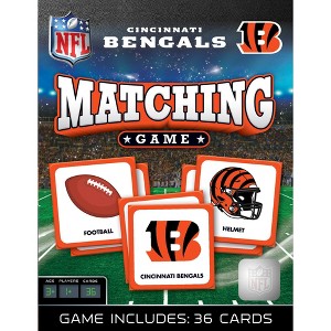 MasterPieces Officially Licensed NFL Cincinnati Bengals Matching Game for Kids and Families - 1 of 4