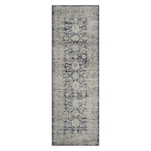 COZONY Washable Area Rug, Non-Slip Low Pile Floral Carpet, Indoor Rug for Living Room, Bedroom, Kitchen, Hallway - 1 of 4
