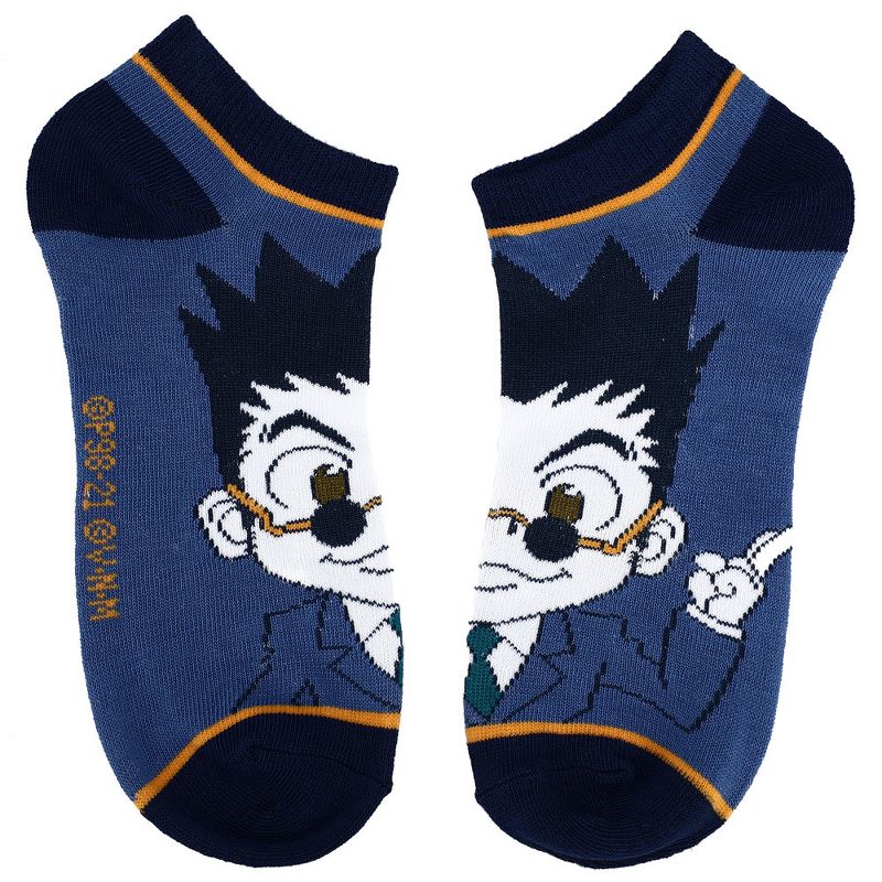 Hunter x Hunter Chibi Characters Casual Ankle Socks Set for Men 5-Pack, 5 of 7
