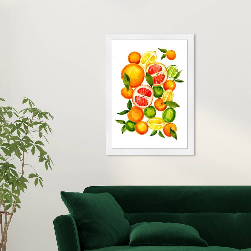 13&#34; x 19&#34; All the Citrus Food and Kitchen Framed Wall Art Orange - Wynwood Studio, 6 of 7