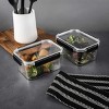 Racxily 2 Pack of 7 Cup Food Storage Containers, Clear - 3 of 4